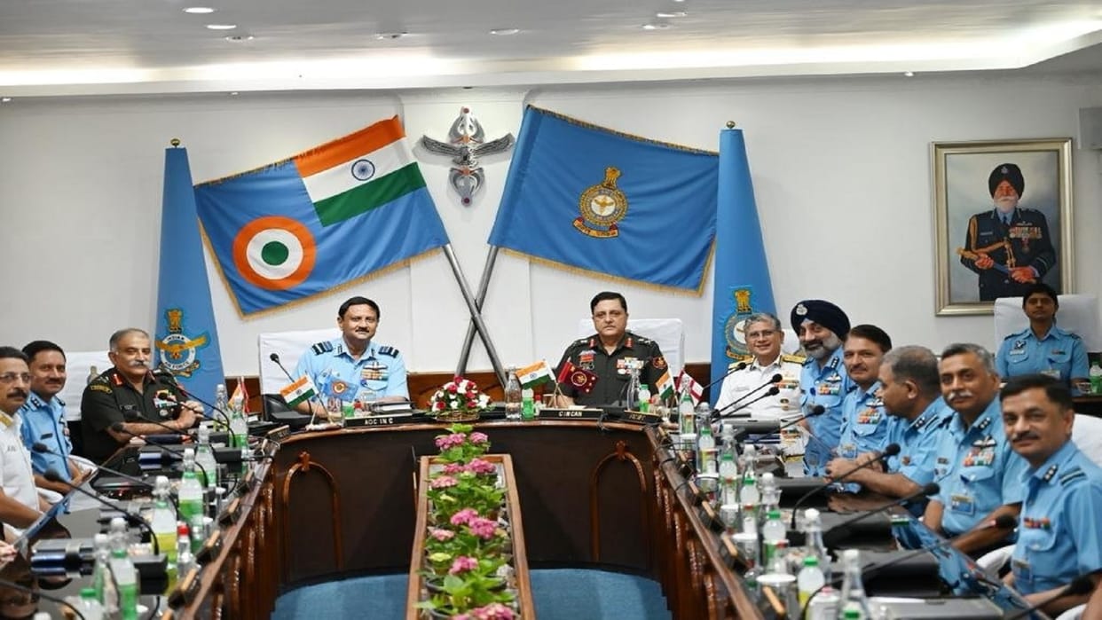 The three day conference of commanders of the three branches of the Indian Army concludes in Shillong