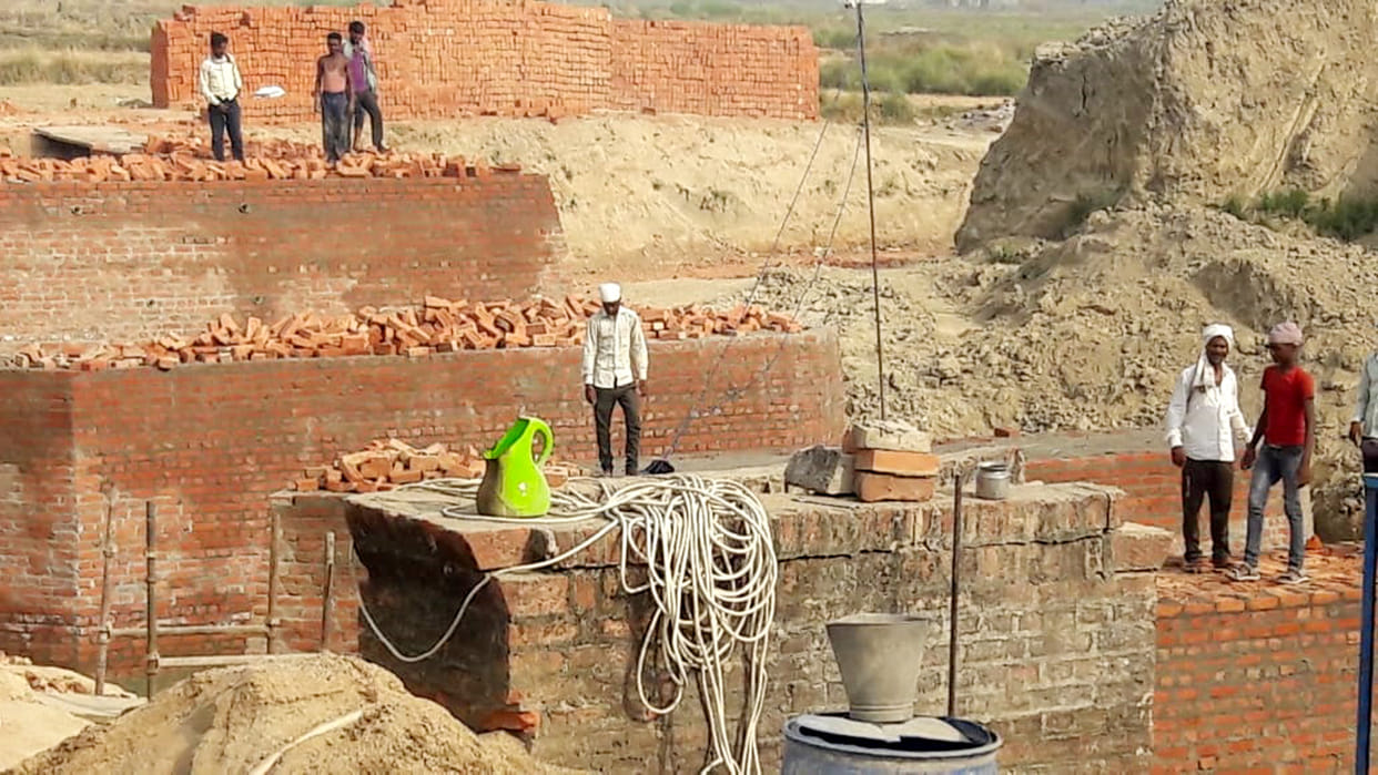 Anger among villagers over slow pace of bridge construction