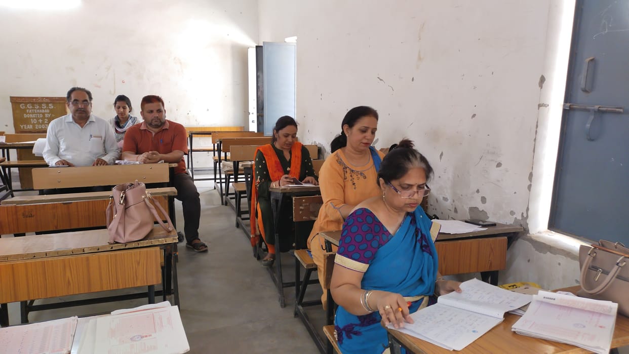 Evaluation of answer sheets of class XII completed, now copies will be sent to the board