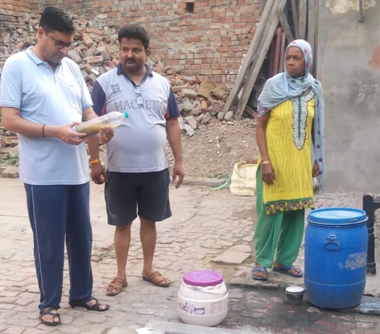 Badka Road's problem of contaminated water was resolved