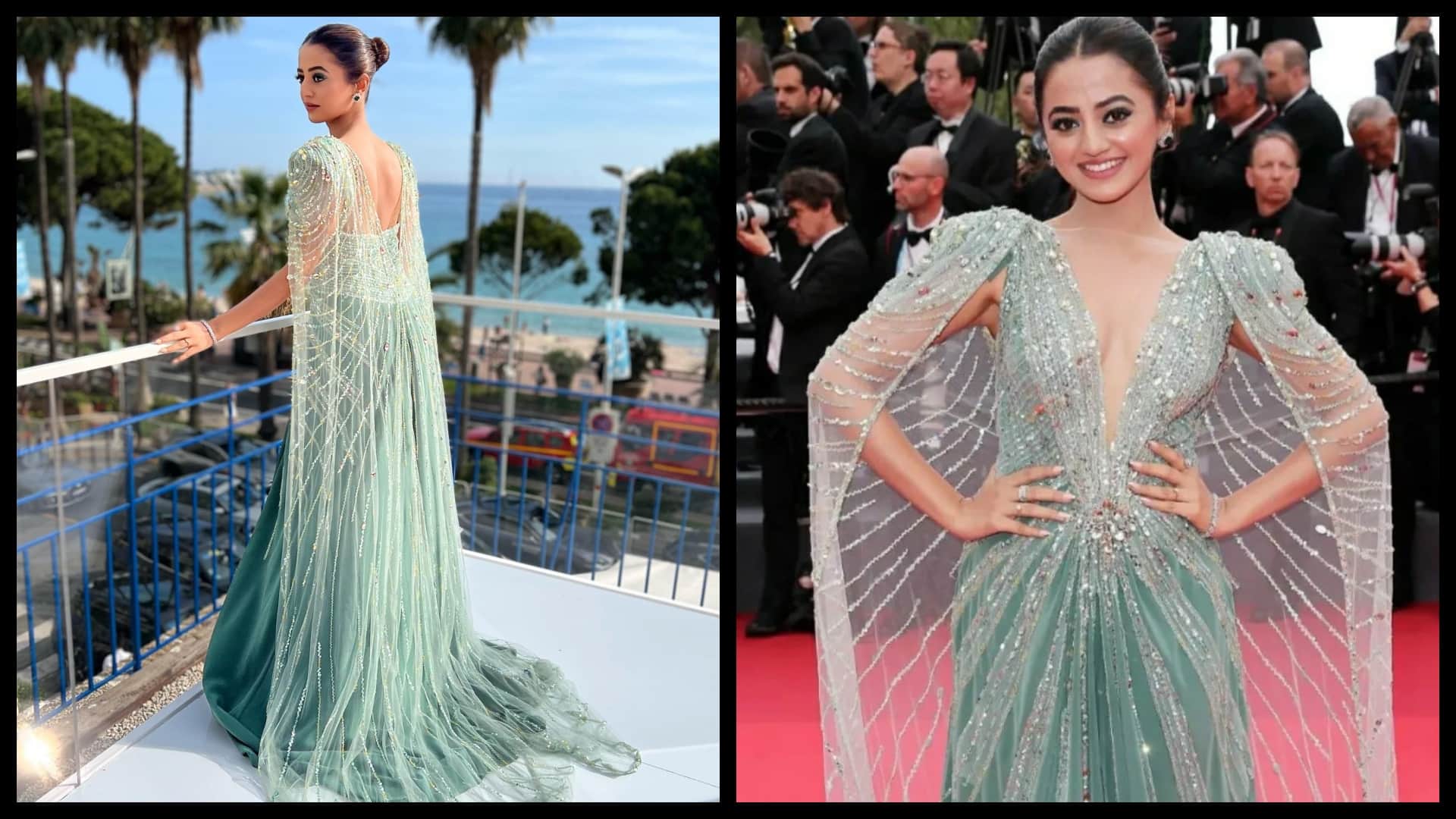 Cannes Photo Of The Day hina khan tamannaah bhatia helly shah pooja hegde aishwarya rai bachchan day 2 looks in cannes film festival 2022