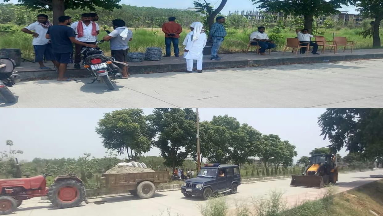 Rampur jauhar university revenue department make its camp pointed as enemy property now pillar and wiring starts