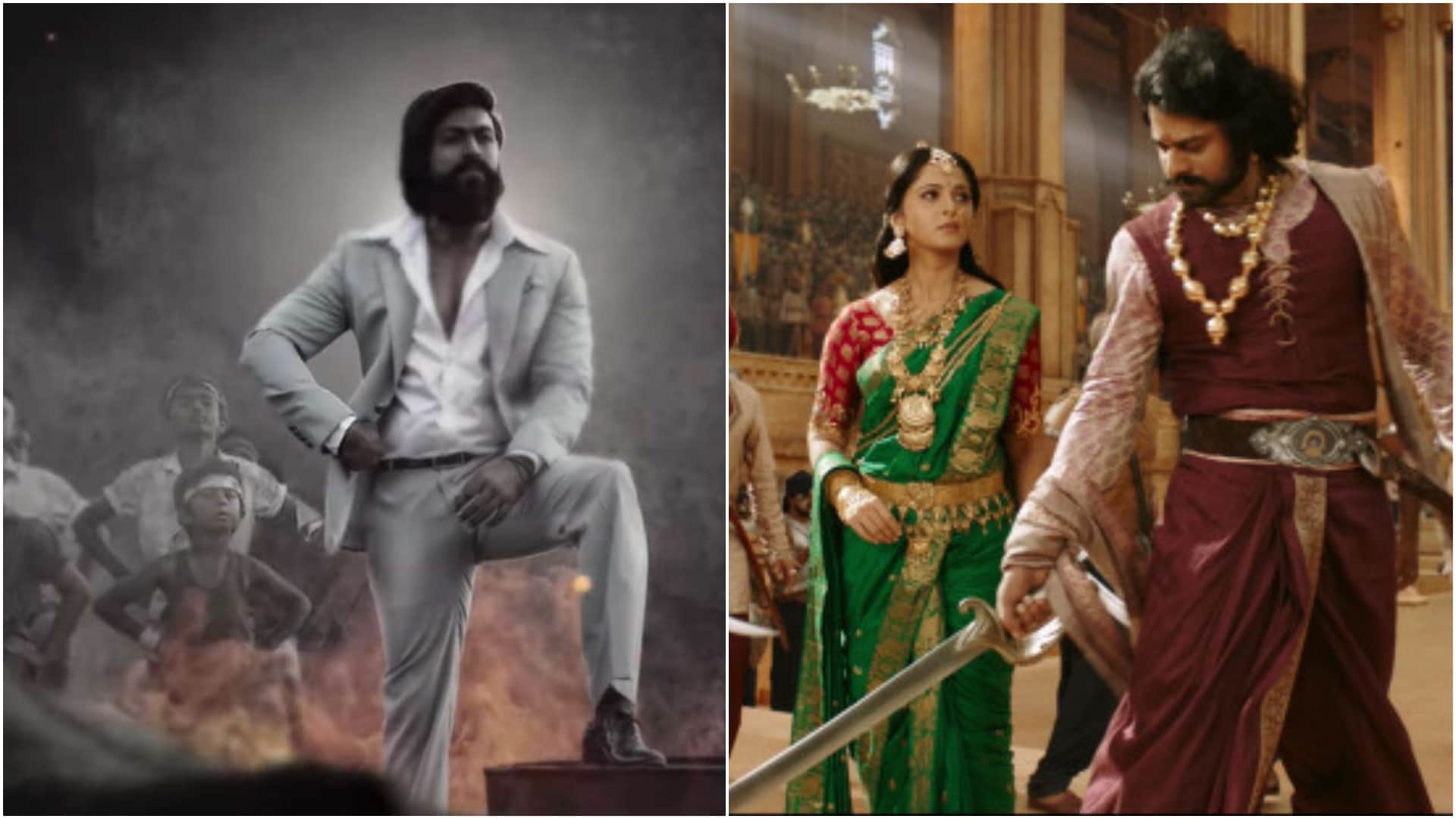 KGF 2 equals Baahubali 2 record of earning more than one crore for continuous 35 days sixth week ends