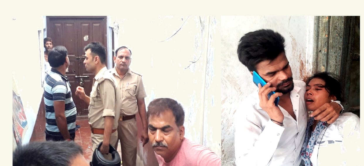 The couple was murdered by slitting their throats after entering the house in Kanpur