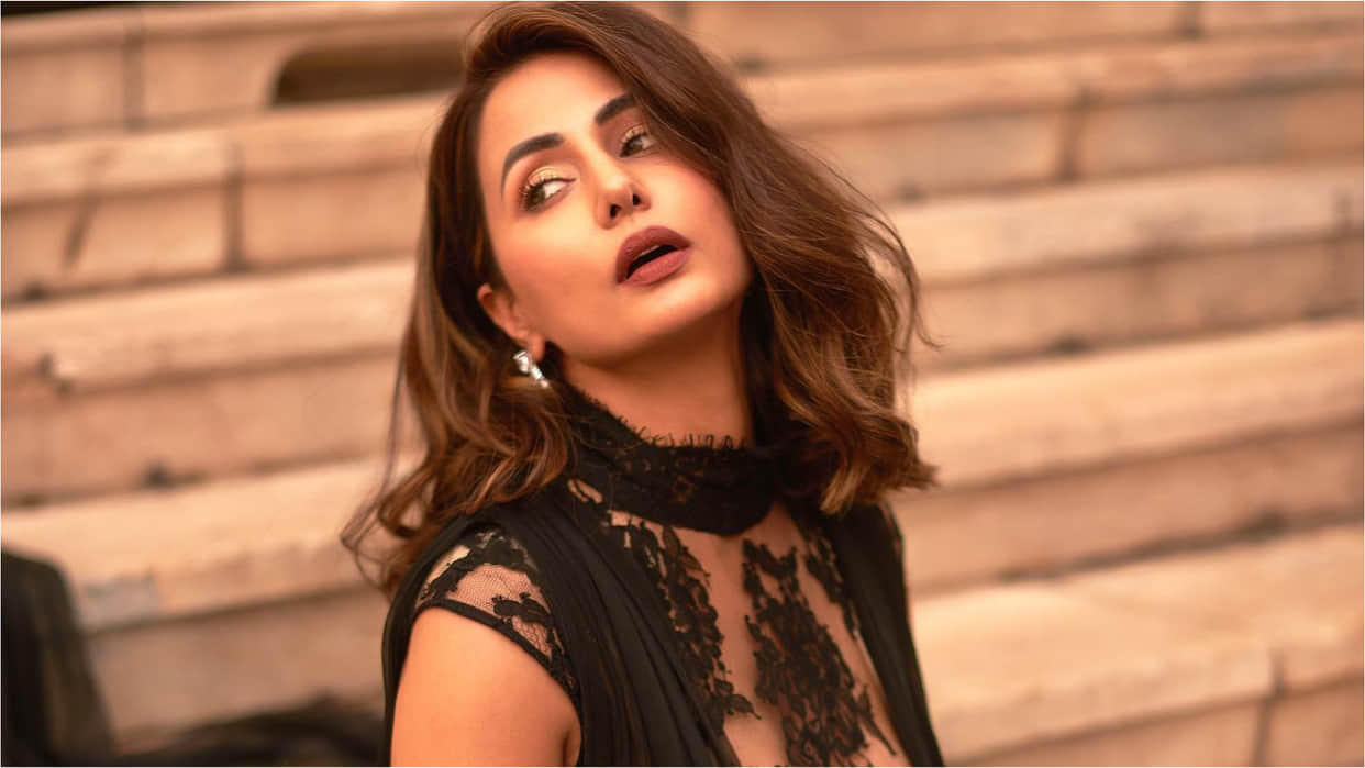 hina khan cannes film festival 2022 2nd look in black short dress looking gorgeous