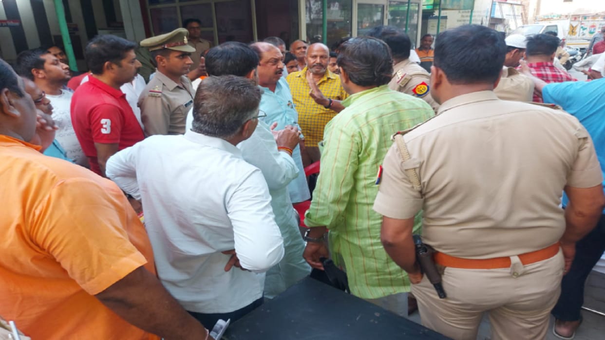 Meerut News: dispute over well worship in front of a mosque in Meerut city see photos