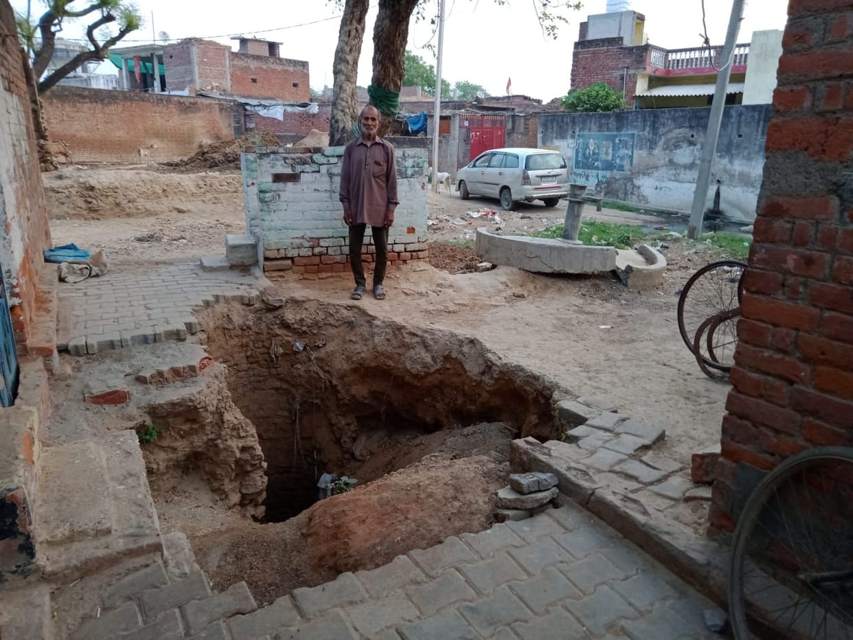 Jal Nigam dug pits with two crores, pipeline work incomplete