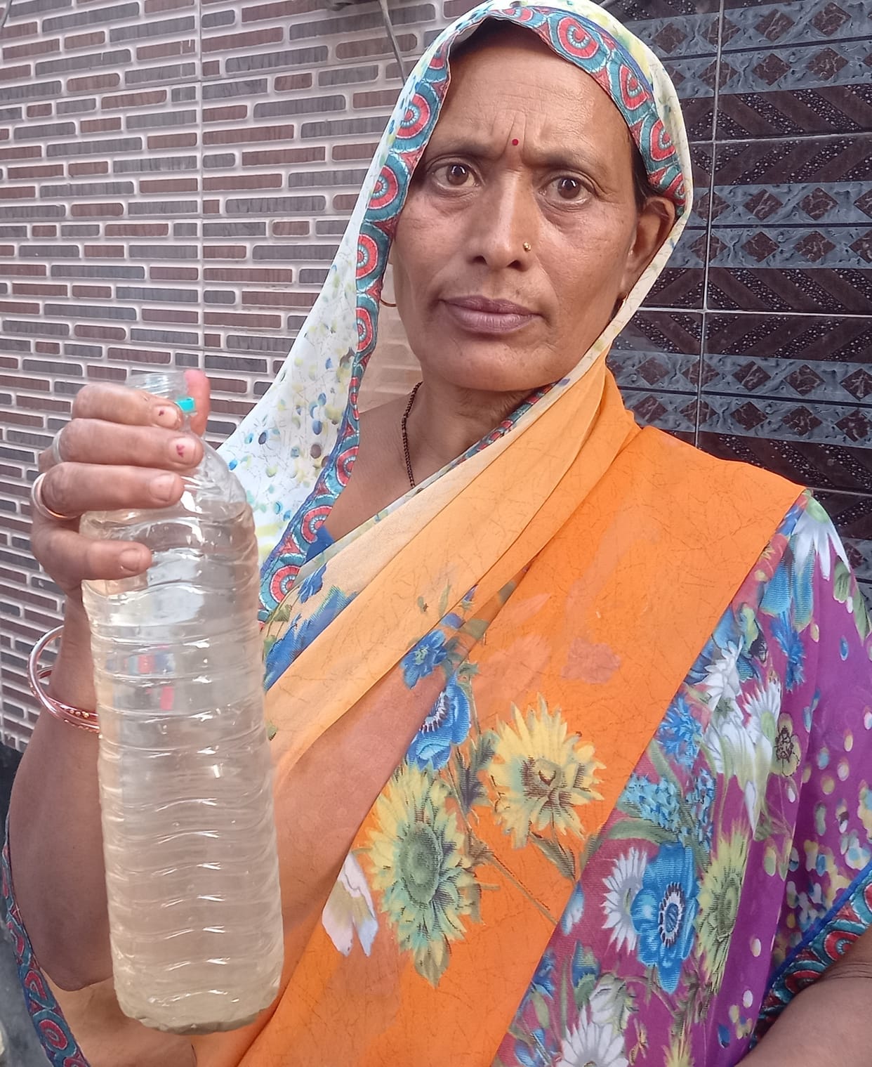 People are forced to drink contaminated water