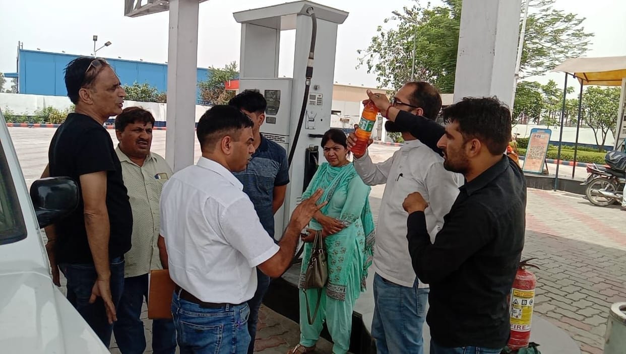 Alleged ruckus in petrol, the team took samples