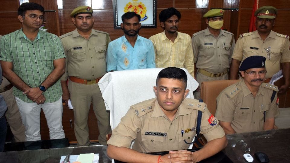 kasganj police arrested two miscreants for gang raped and killing woman
