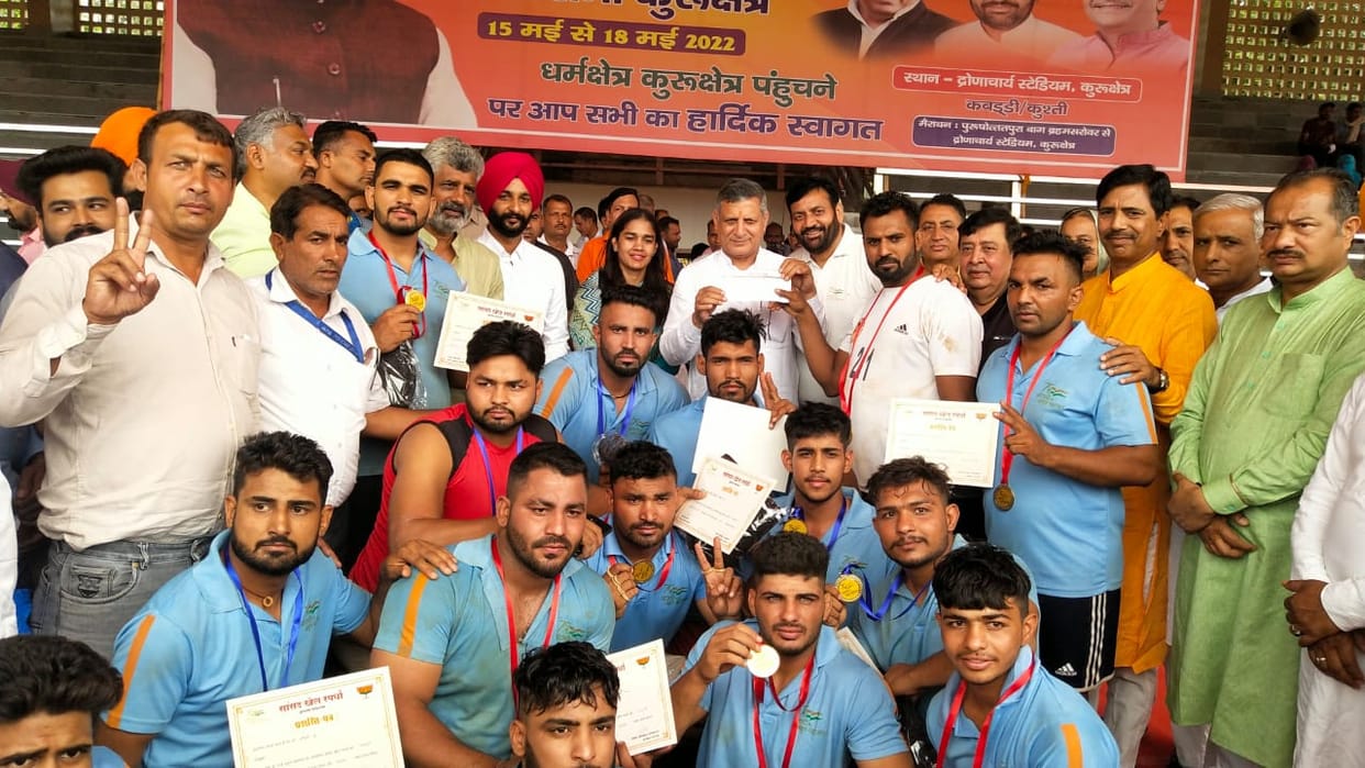 Guhla's team champion in circle kabaddi, Kurukshetra