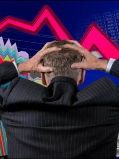 शेयर बाजार में गिरावट