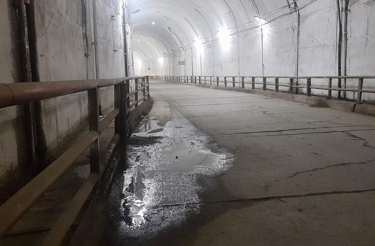The problem of water leakage in Tambakhani tunnel will be solved