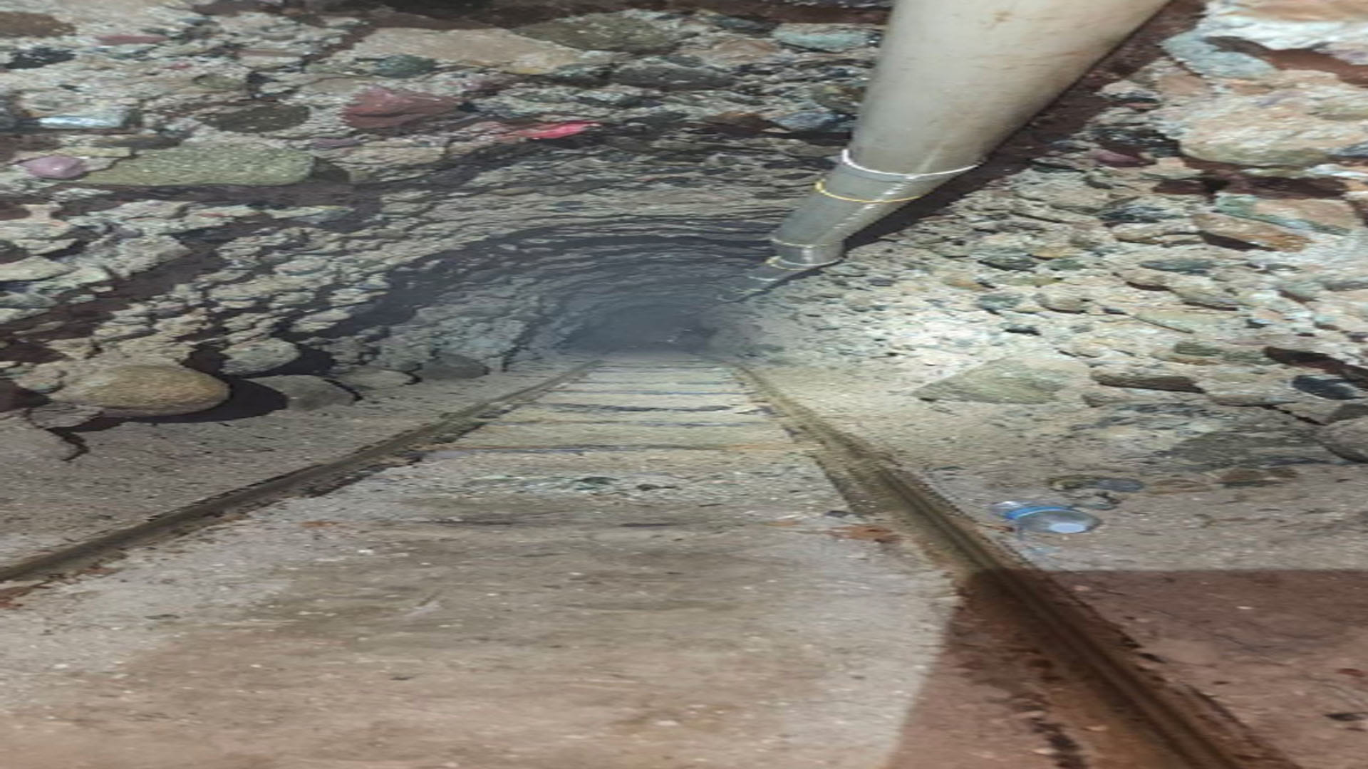 American mexico found huge tunnel with railway line electricity in international border