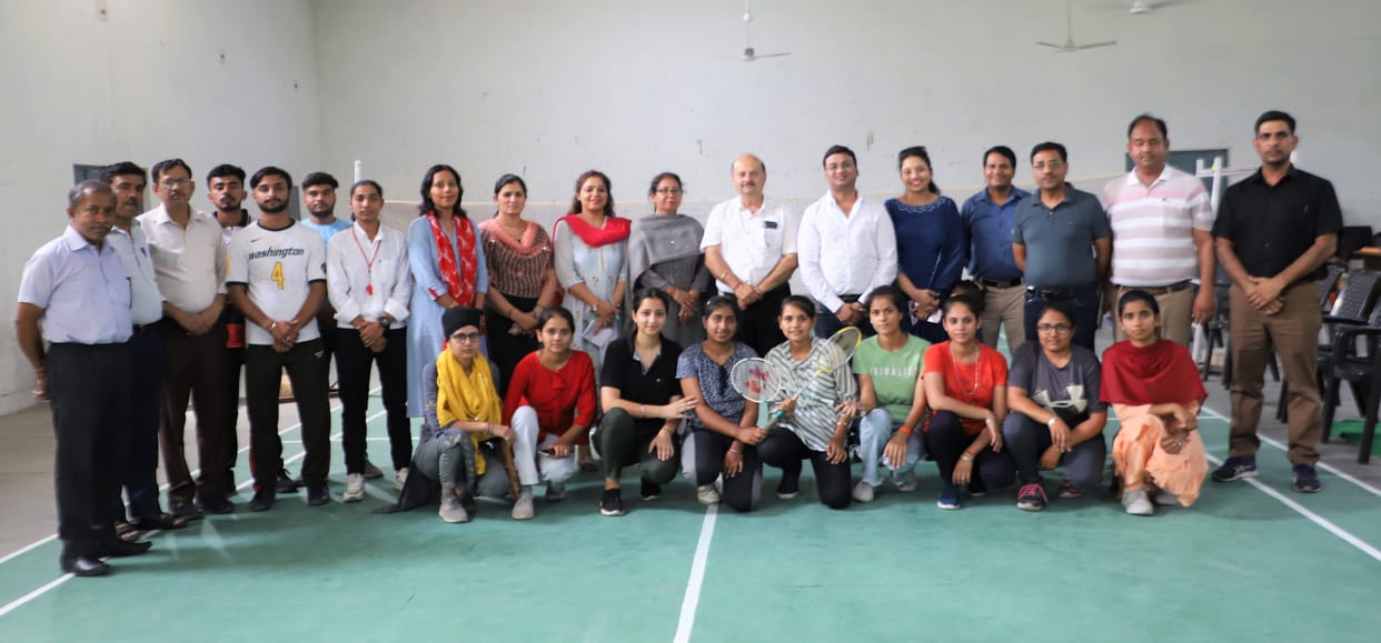 Players showed talent in badminton competition, Kurukshetra