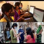 घरेलू हिंसा पीड़ित महिलाओं की काउंसलिंग और कंप्यूटर शिक्षा देती एनजीओ कार्यकर्ता