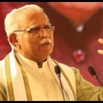 हरियाणा के मुख्यमंत्री मनोहर लाल।