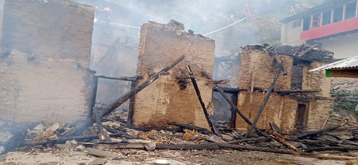 house on fire