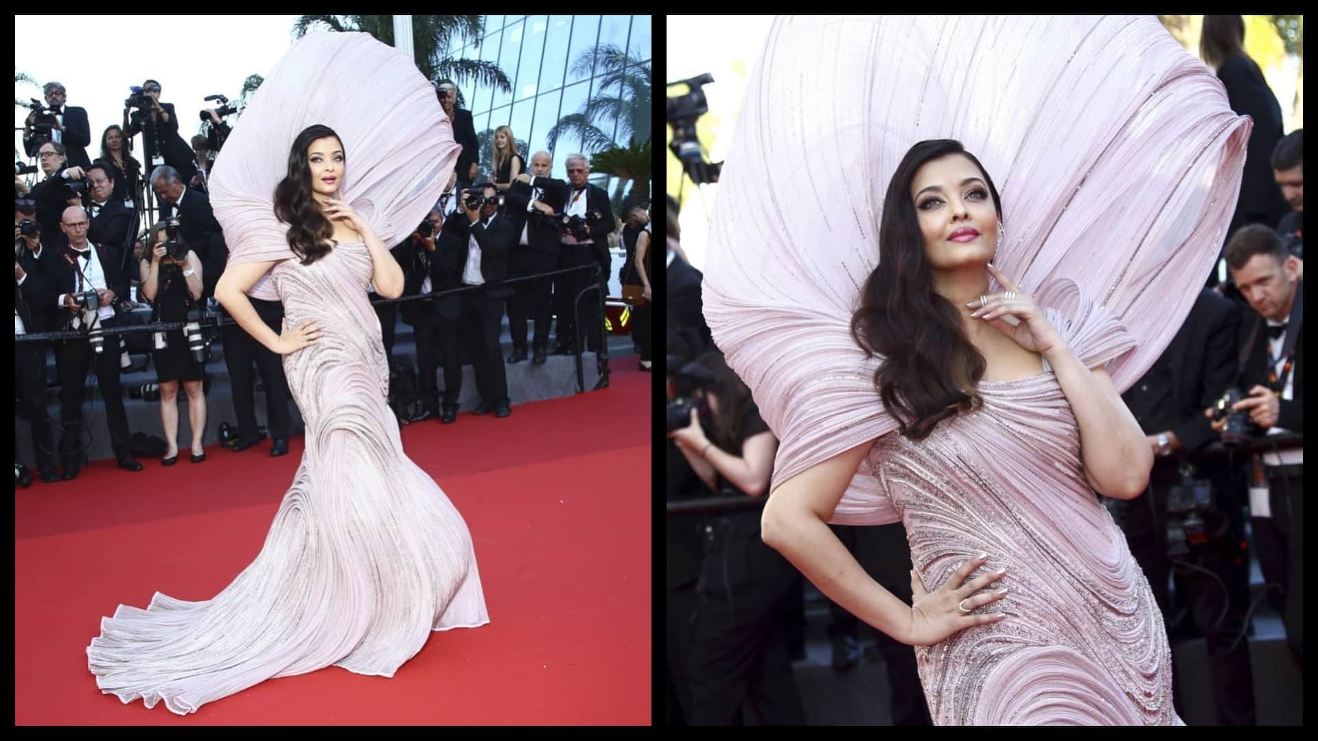 Cannes Photo Of The Day hina khan tamannaah bhatia helly shah pooja hegde aishwarya rai bachchan deepika padukone day 3 looks in cannes film festival 2022