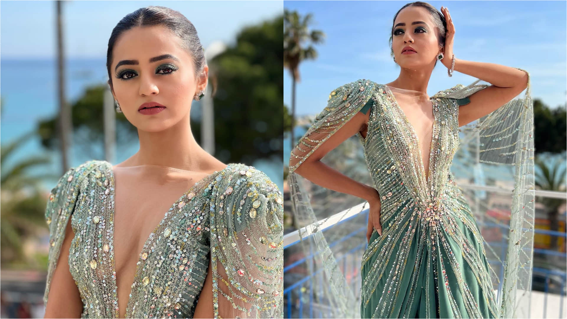 helly shah impress fashion expert red carpet debut in cannes film festival 2022 see pics
