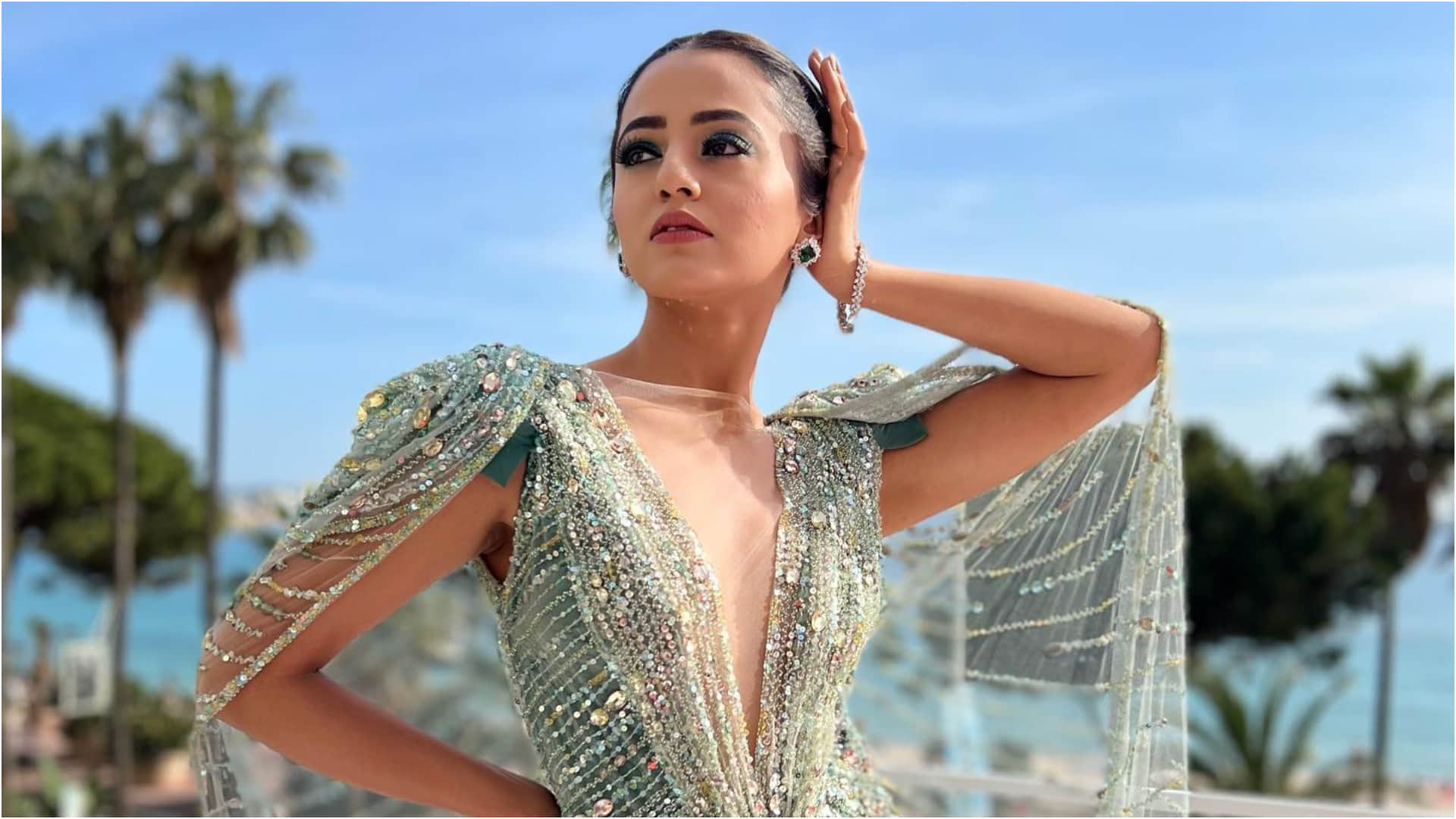 helly shah impress fashion expert red carpet debut in cannes film festival 2022 see pics