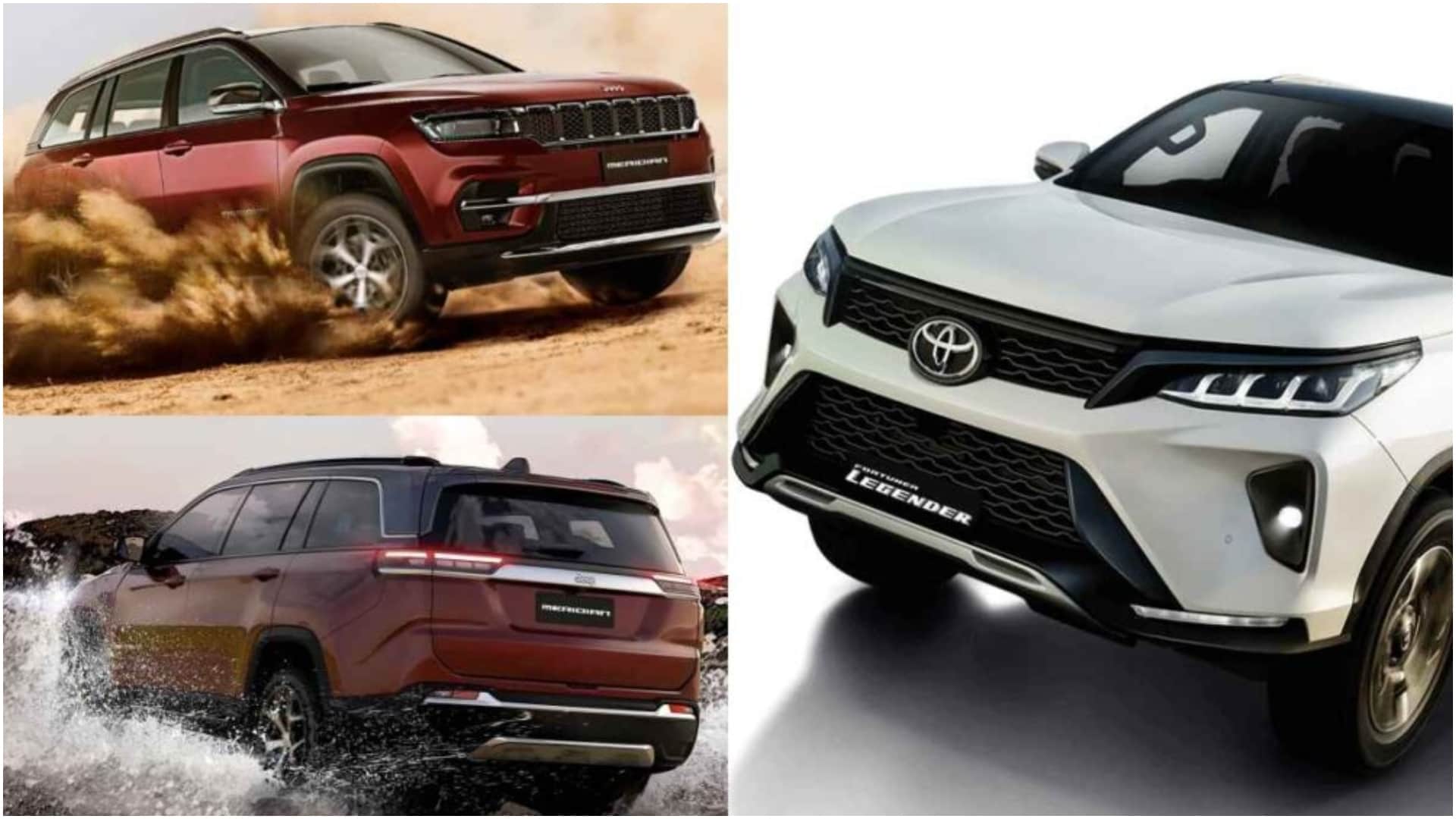 New Jeep Meridian Vs Toyota Fortuner Prices features specs comparison