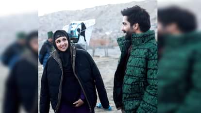 parineeti chopra shoots 12 degree weather with harrdy sandhu actress says My coldest shoot ever