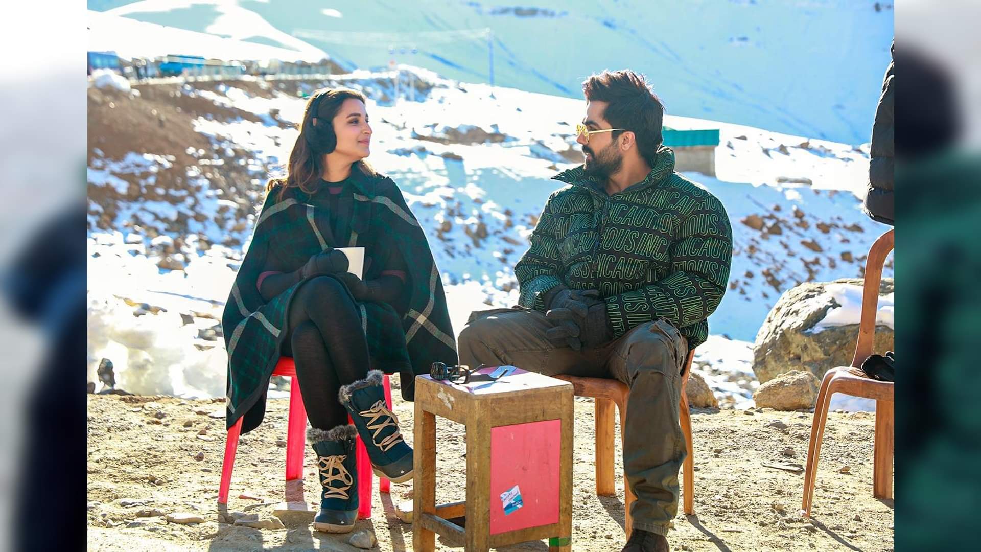 parineeti chopra shoots 12 degree weather with harrdy sandhu actress says My coldest shoot ever