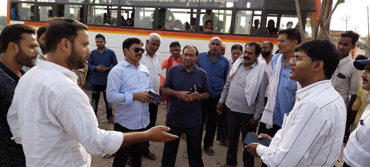 Transport department came into action