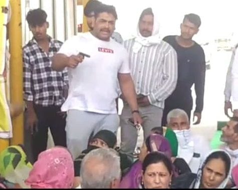 People protesting against the removal of toll, fired pistols, threatened to kill the agitators including former MLAs