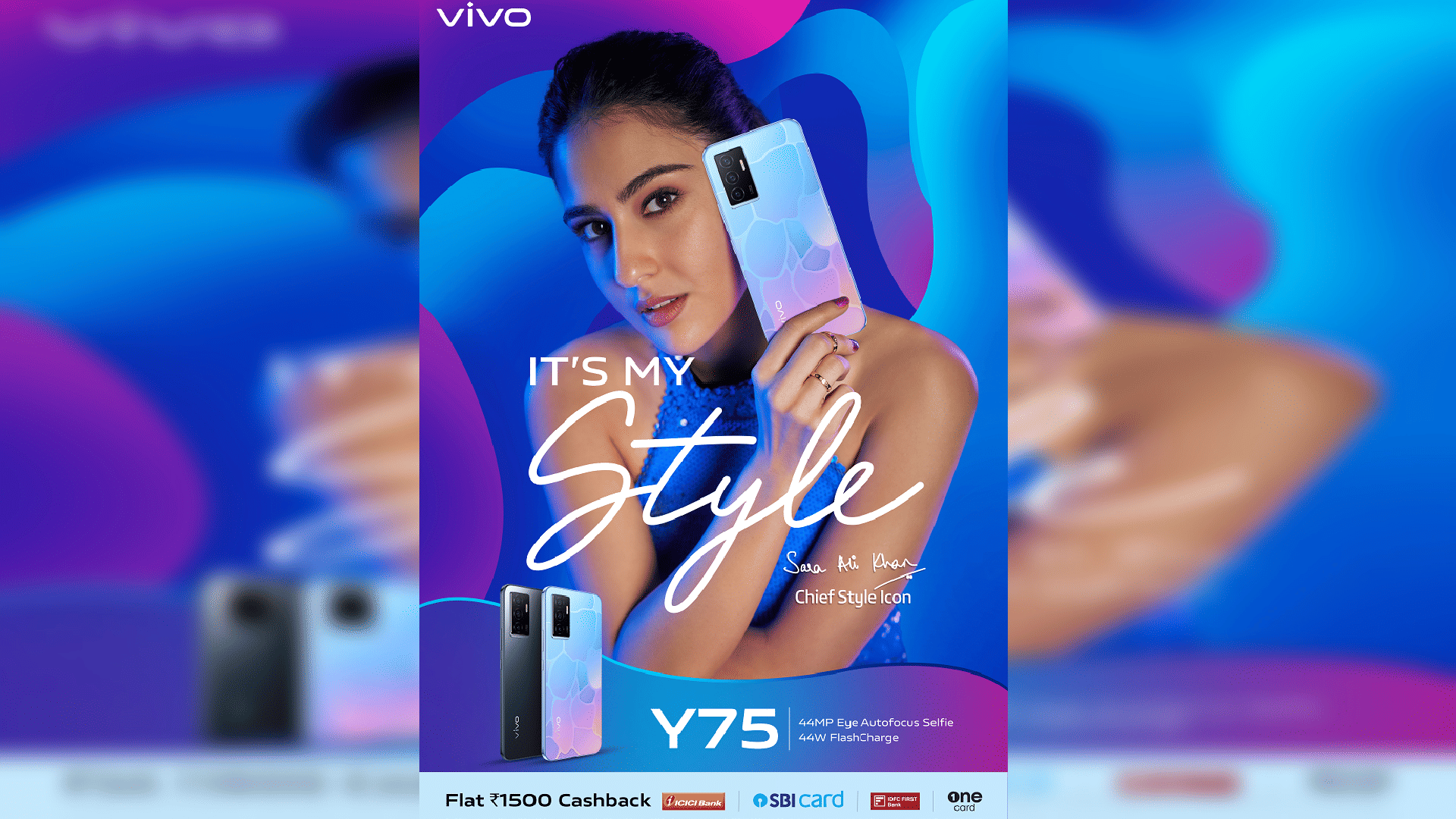 vivo Y75 launched in India with 44MP Eye Autofocus Selfie Camera and 44W FlashCharge