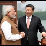 प्रधानमंत्री नरेंद्र मोदी और शी जिनपिंग