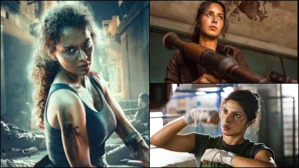 From Katrina kaif to Priyanka chopra, these actresses played action scene in films before Kangana Ranaut dhaakad