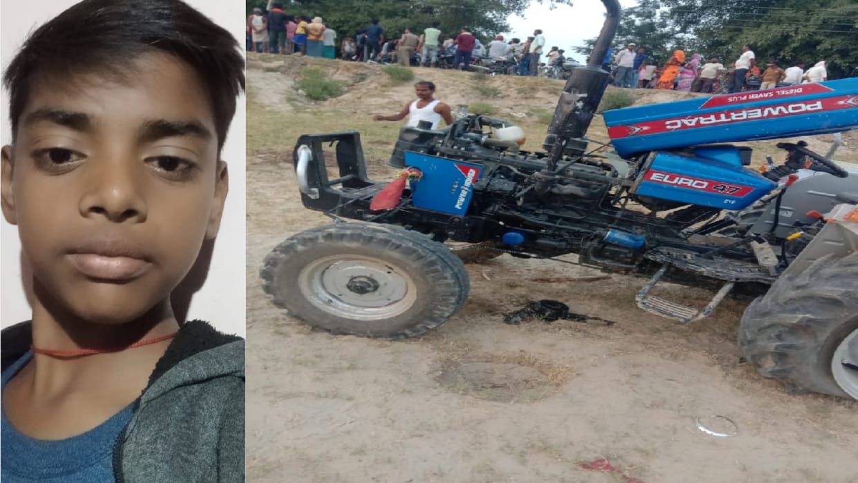 Teenager dies after being crushed by tractor-trolley