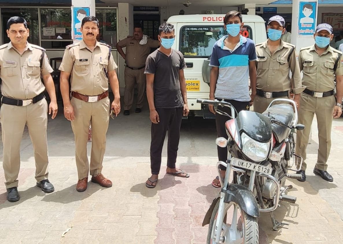 Bike thief caught, recovered the bike and challaned the accused