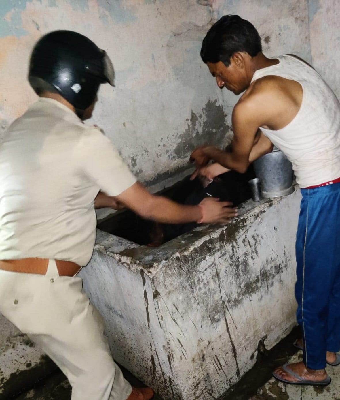 Three scorched due to fire in gas cylinder