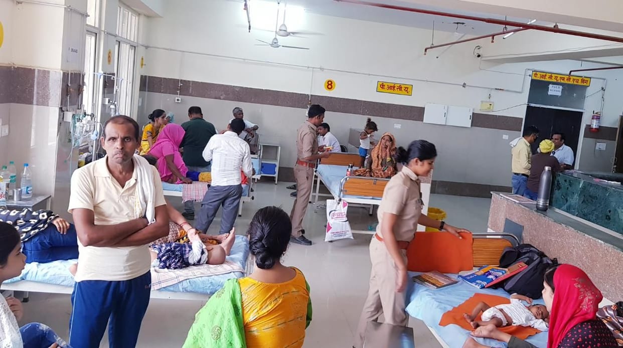 Diarrhea, fever outbreak on children, 15-bed pediatric unit full