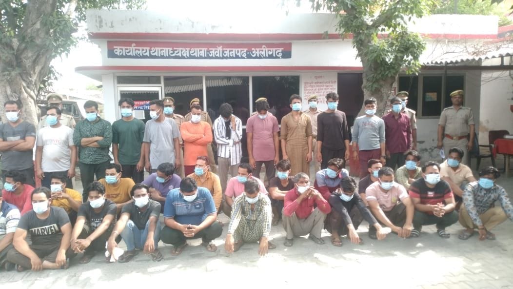 Aligarh: Slaughterhouse found running illegally in Hind Agro Industries, 37 arrested