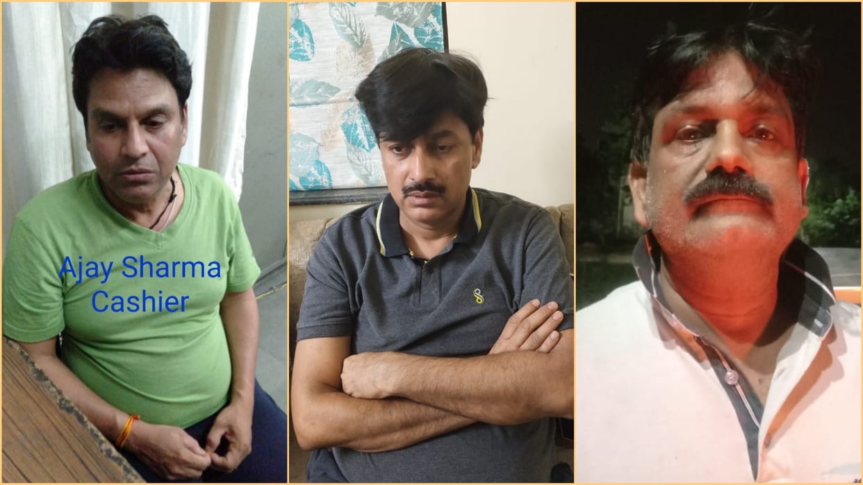 Jaipur ACB arrested three including financial advisor of SMS Hospital for taking bribe of Rs 15 lakh