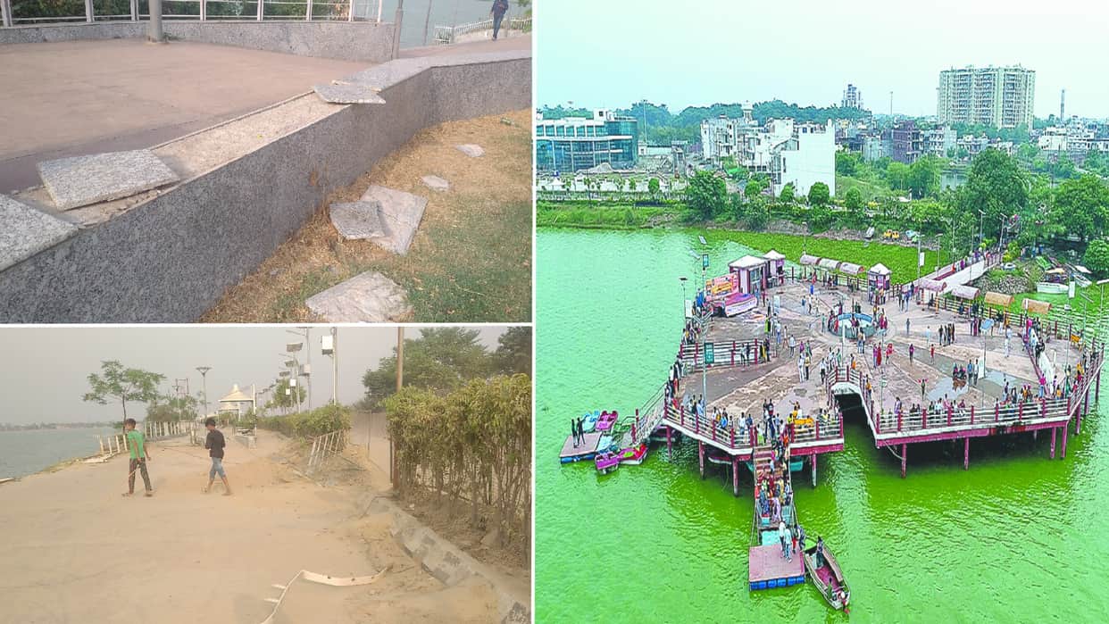 spreading darkness on Naya savera in Gorakhpur