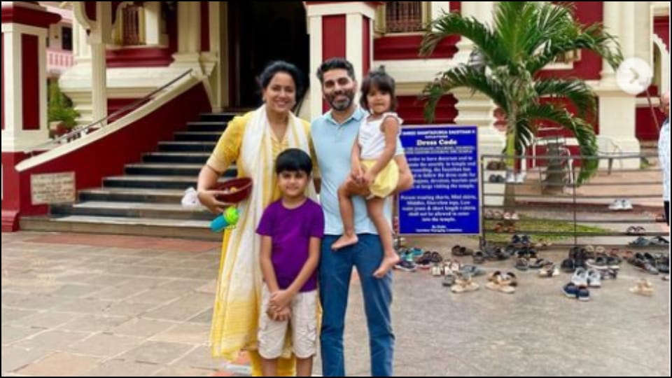 Sameera Reddy opens up about post pregnancy postpartum depression and maternal mental health