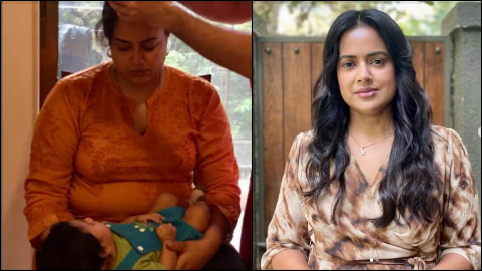 Sameera Reddy opens up about post pregnancy postpartum depression and maternal mental health
