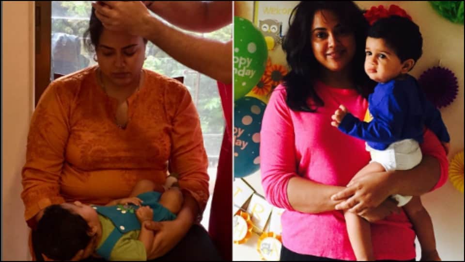 Sameera Reddy opens up about post pregnancy postpartum depression and maternal mental health