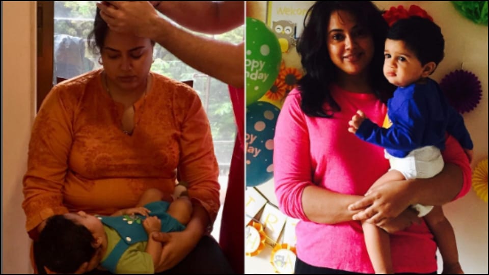 Sameera Reddy opens up about post pregnancy postpartum depression and maternal mental health