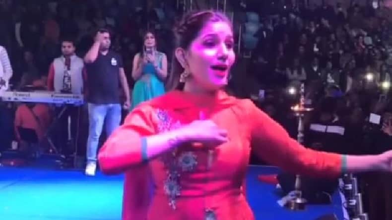 sapna choudhary latest dance video on lapete song went viral on instagram