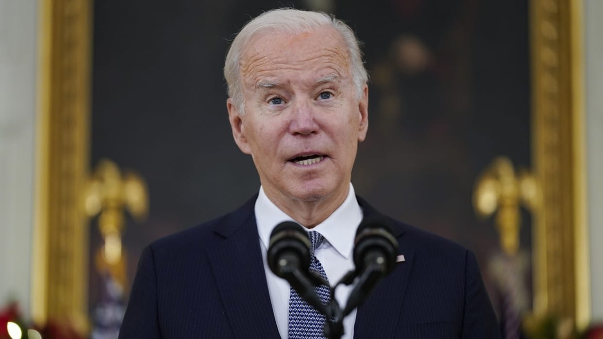 USA president election joe biden slam donald trump said democracy under assault