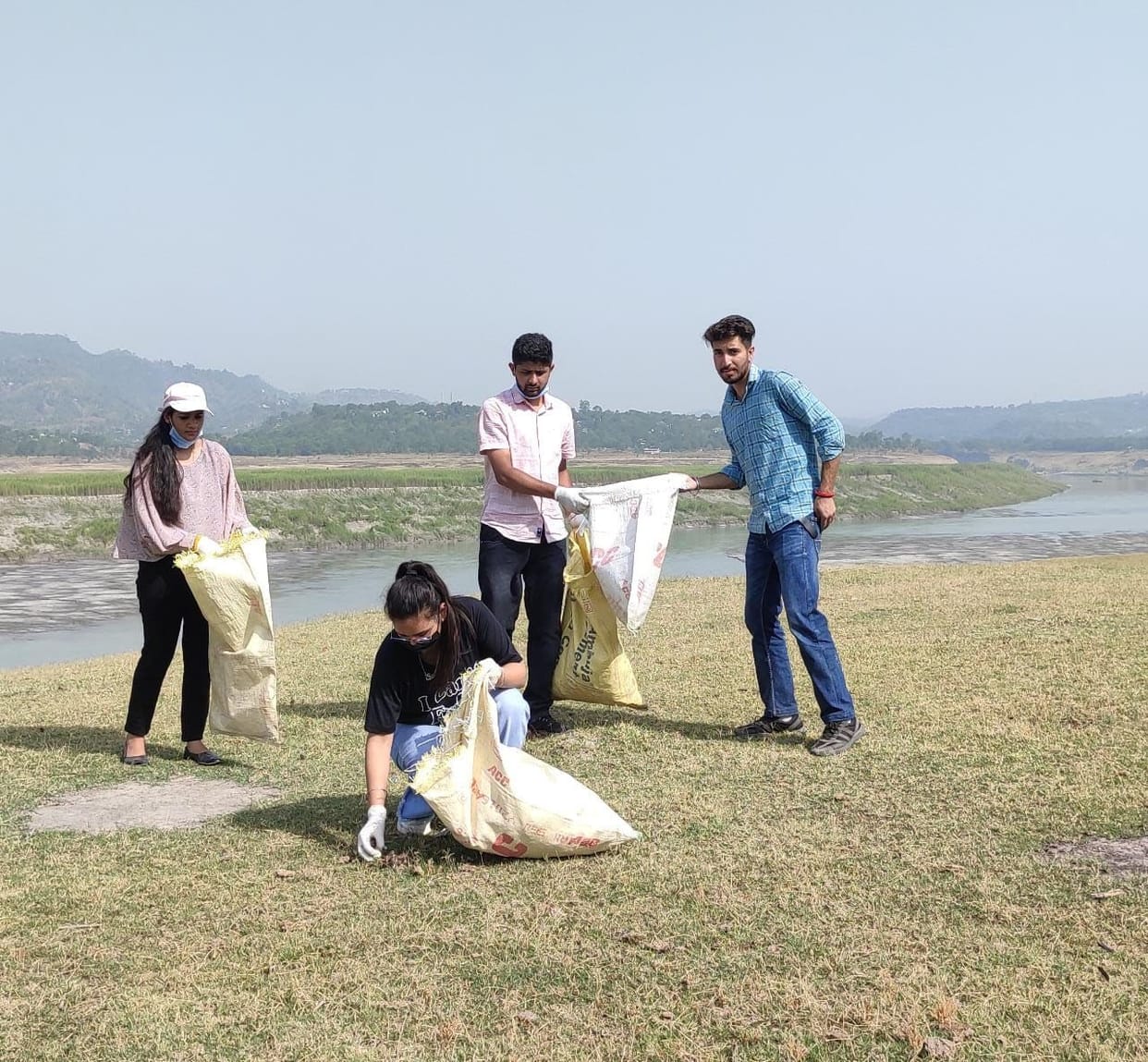 30 sacks of garbage collected from Sadun Maidan