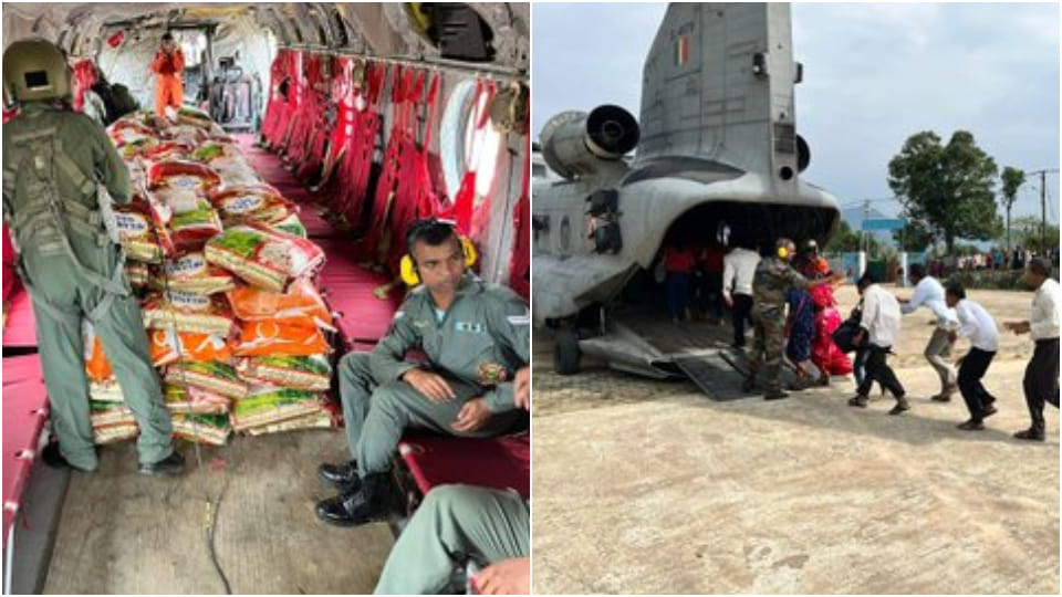 Assam Floods: water entered 2,251 villages, Indian Air Force evacuates citizens and airlifts rescue teams