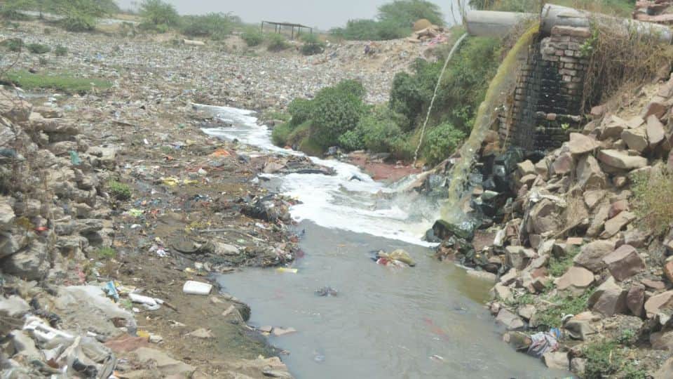 Two crore liters of dirty water falling in Yamuna every day