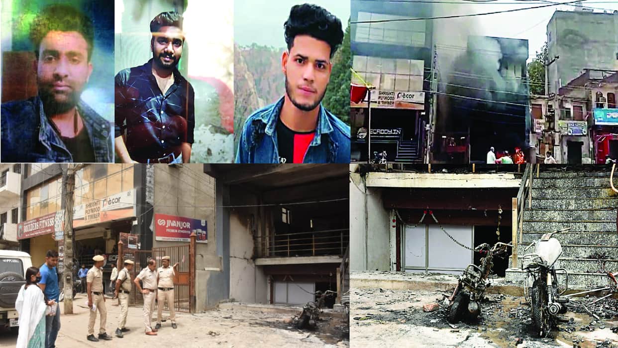 Fire in Faridabad: Satveer left the 10-day-old girl crying, had celebrated the first wedding anniversary with his wife two days ago.